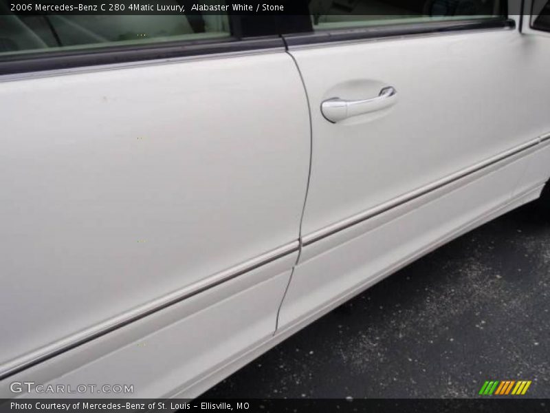 Alabaster White / Stone 2006 Mercedes-Benz C 280 4Matic Luxury