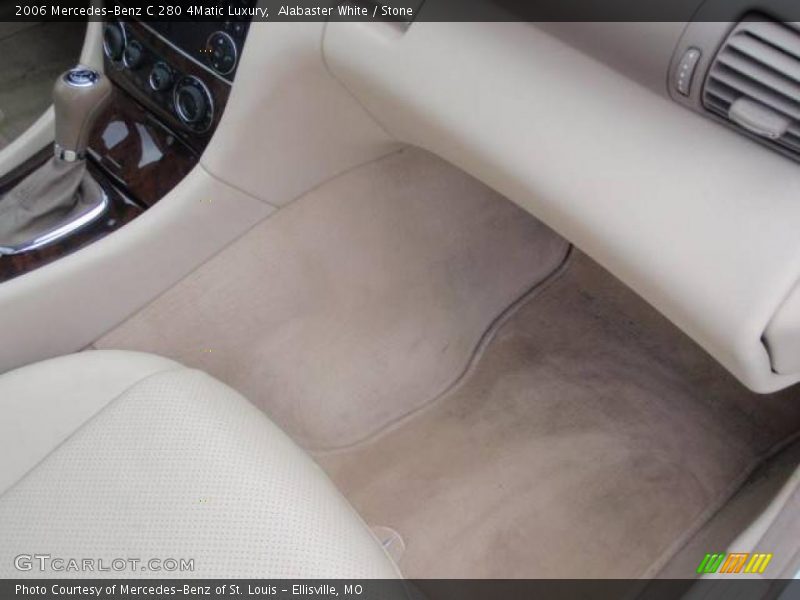 Alabaster White / Stone 2006 Mercedes-Benz C 280 4Matic Luxury