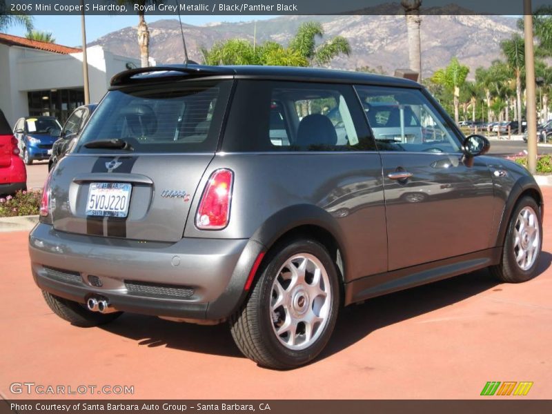Royal Grey Metallic / Black/Panther Black 2006 Mini Cooper S Hardtop