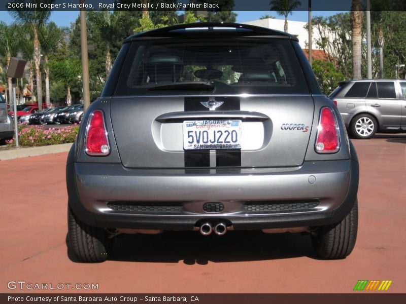 Royal Grey Metallic / Black/Panther Black 2006 Mini Cooper S Hardtop