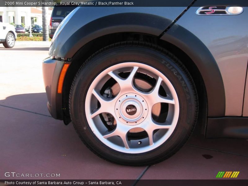Royal Grey Metallic / Black/Panther Black 2006 Mini Cooper S Hardtop