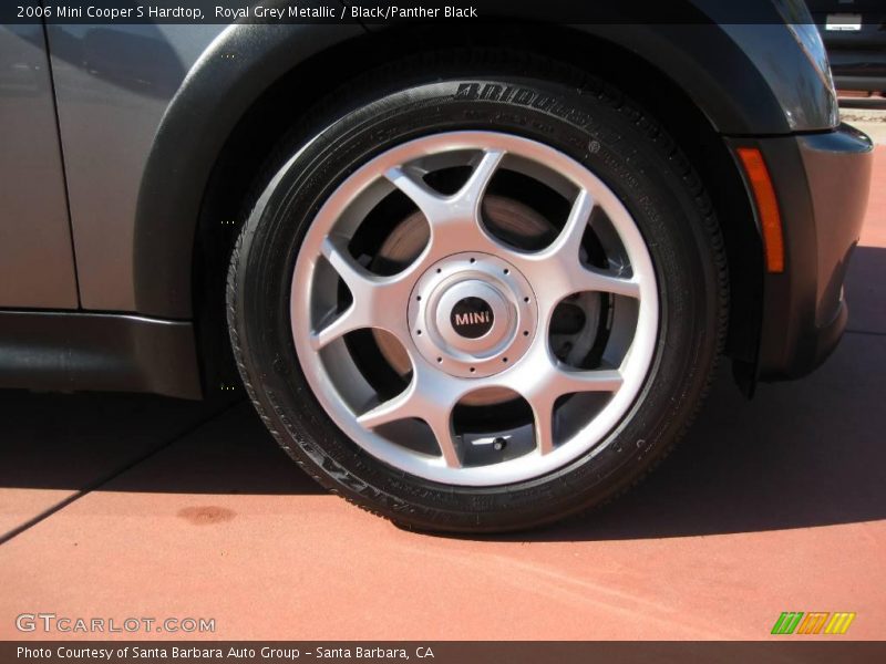 Royal Grey Metallic / Black/Panther Black 2006 Mini Cooper S Hardtop