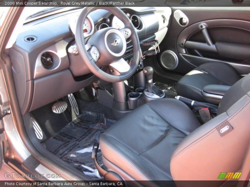 Royal Grey Metallic / Black/Panther Black 2006 Mini Cooper S Hardtop