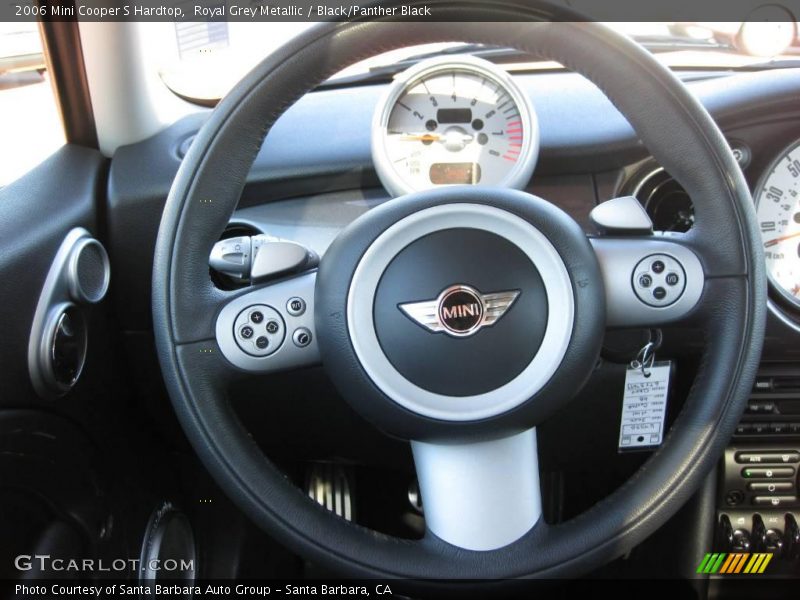 Royal Grey Metallic / Black/Panther Black 2006 Mini Cooper S Hardtop
