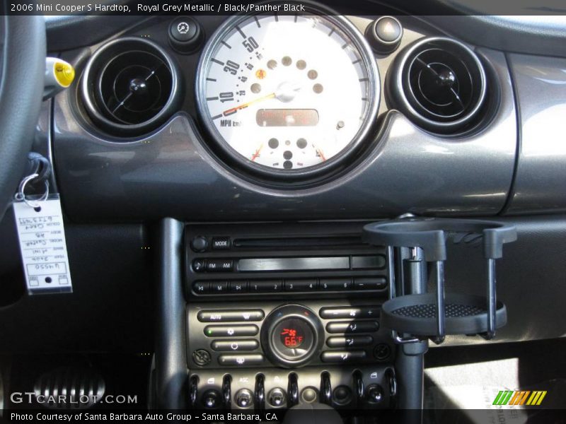 Royal Grey Metallic / Black/Panther Black 2006 Mini Cooper S Hardtop
