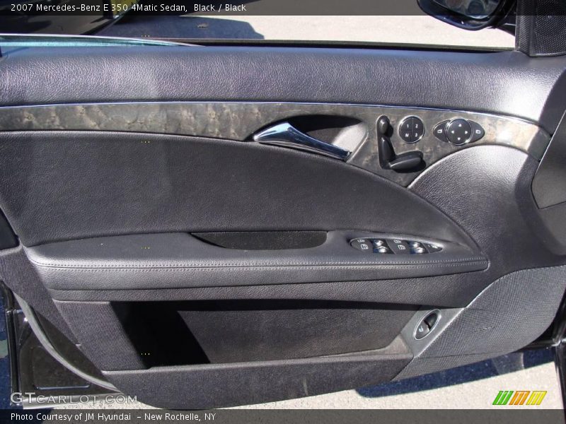 Black / Black 2007 Mercedes-Benz E 350 4Matic Sedan