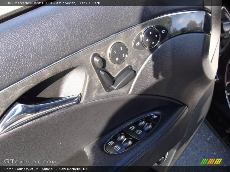 Black / Black 2007 Mercedes-Benz E 350 4Matic Sedan