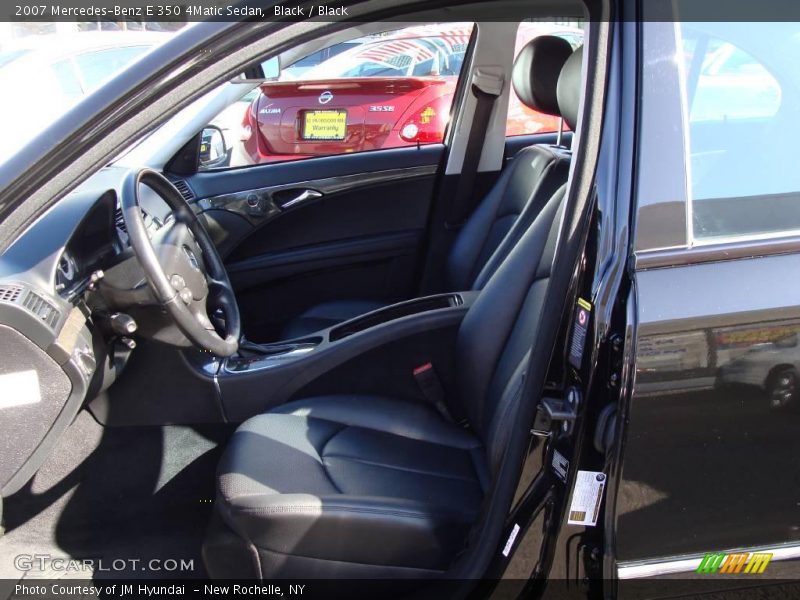 Black / Black 2007 Mercedes-Benz E 350 4Matic Sedan