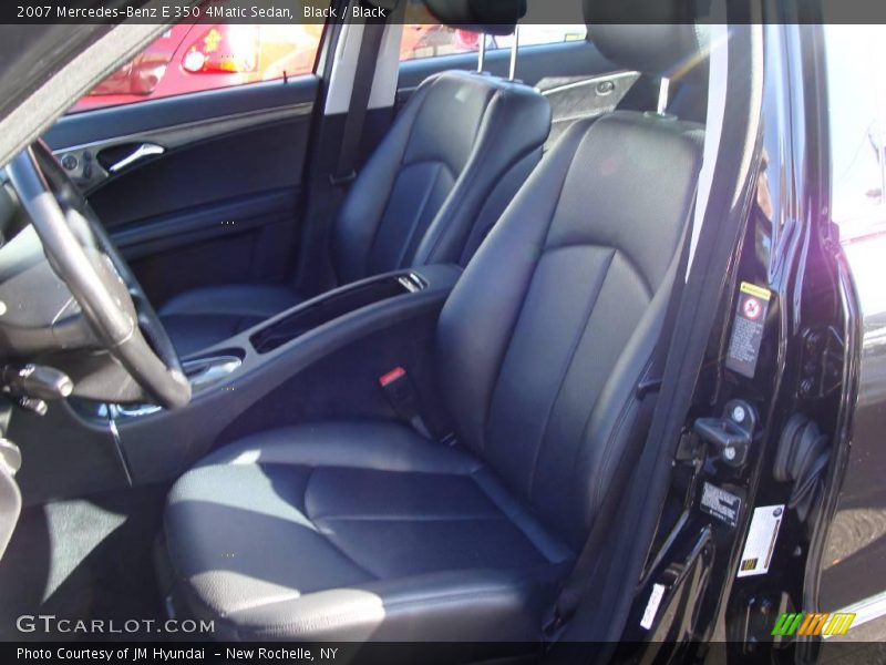 Black / Black 2007 Mercedes-Benz E 350 4Matic Sedan