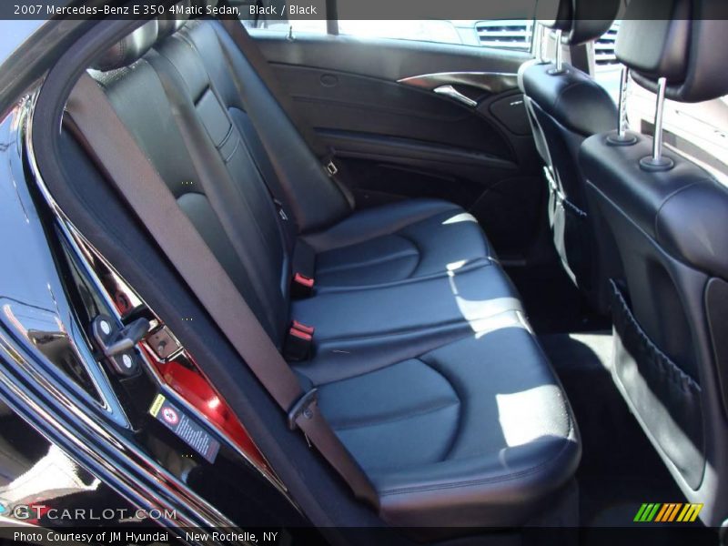 Black / Black 2007 Mercedes-Benz E 350 4Matic Sedan