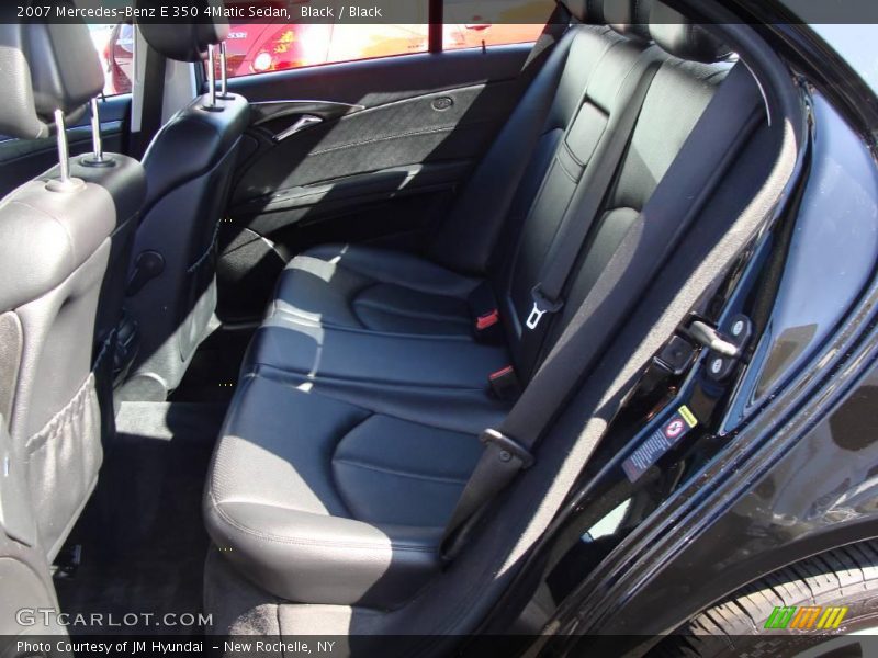 Black / Black 2007 Mercedes-Benz E 350 4Matic Sedan