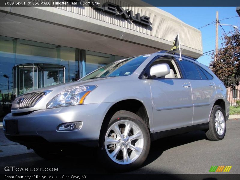 Tungsten Pearl / Light Gray 2009 Lexus RX 350 AWD