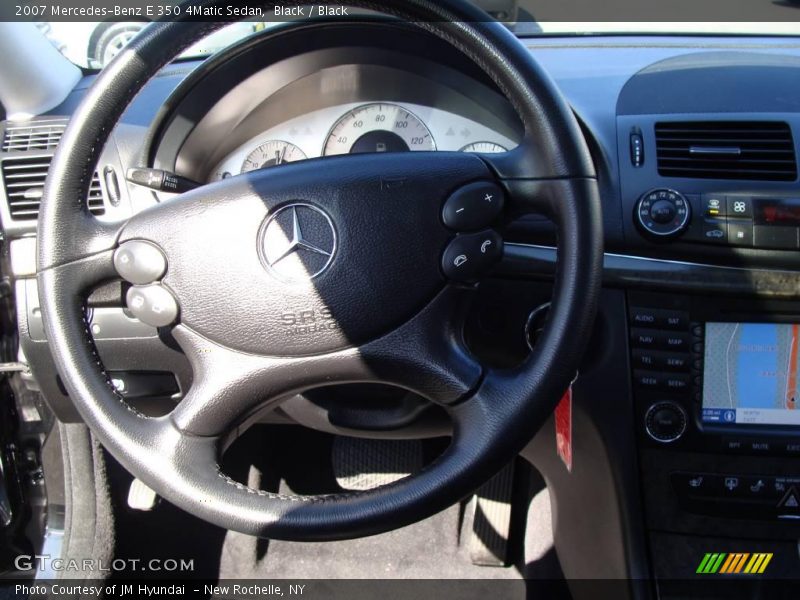 Black / Black 2007 Mercedes-Benz E 350 4Matic Sedan