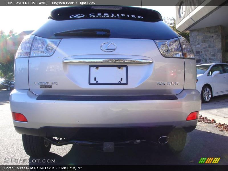 Tungsten Pearl / Light Gray 2009 Lexus RX 350 AWD