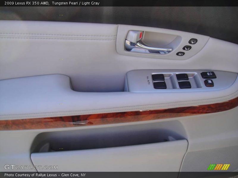Tungsten Pearl / Light Gray 2009 Lexus RX 350 AWD