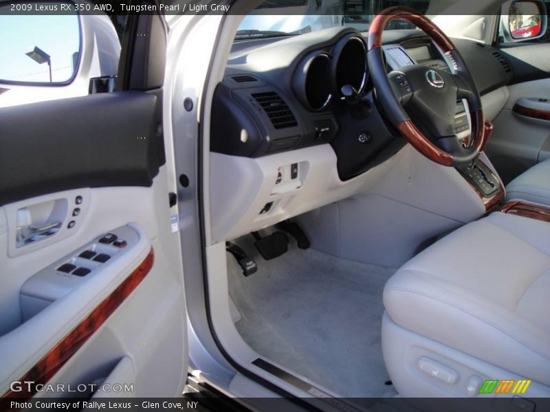 Tungsten Pearl / Light Gray 2009 Lexus RX 350 AWD