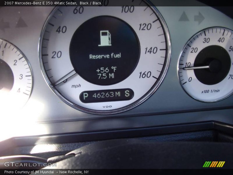 Black / Black 2007 Mercedes-Benz E 350 4Matic Sedan