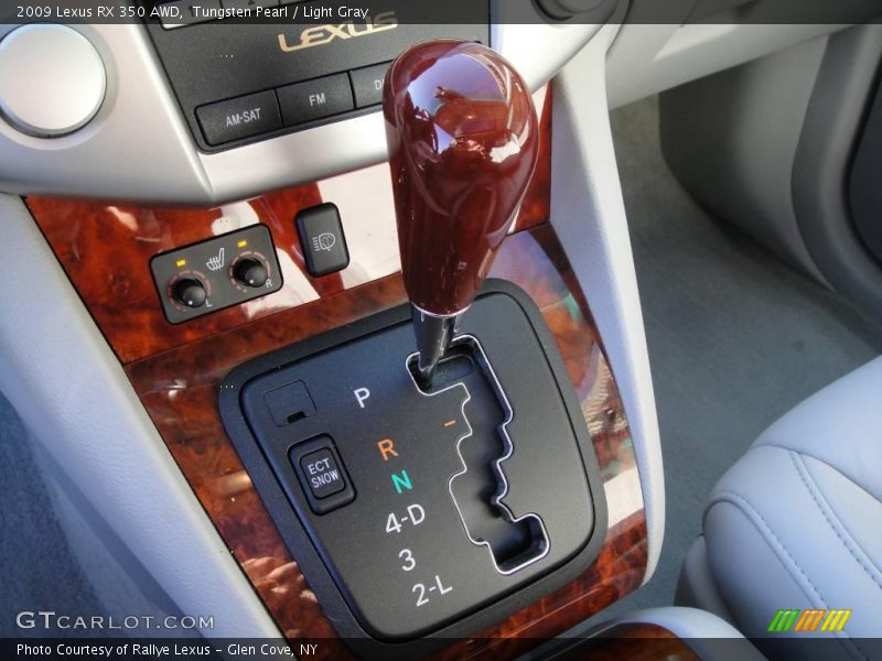 Tungsten Pearl / Light Gray 2009 Lexus RX 350 AWD