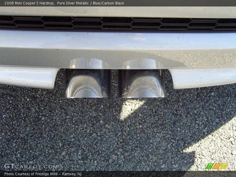 Pure Silver Metallic / Blue/Carbon Black 2008 Mini Cooper S Hardtop