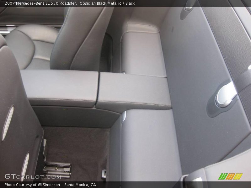 Obsidian Black Metallic / Black 2007 Mercedes-Benz SL 550 Roadster