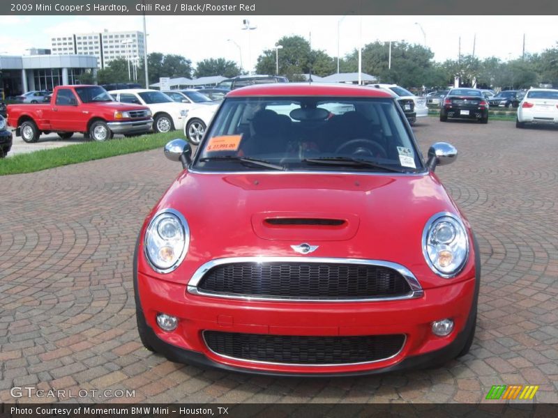Chili Red / Black/Rooster Red 2009 Mini Cooper S Hardtop
