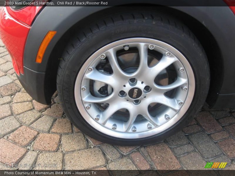 Chili Red / Black/Rooster Red 2009 Mini Cooper S Hardtop