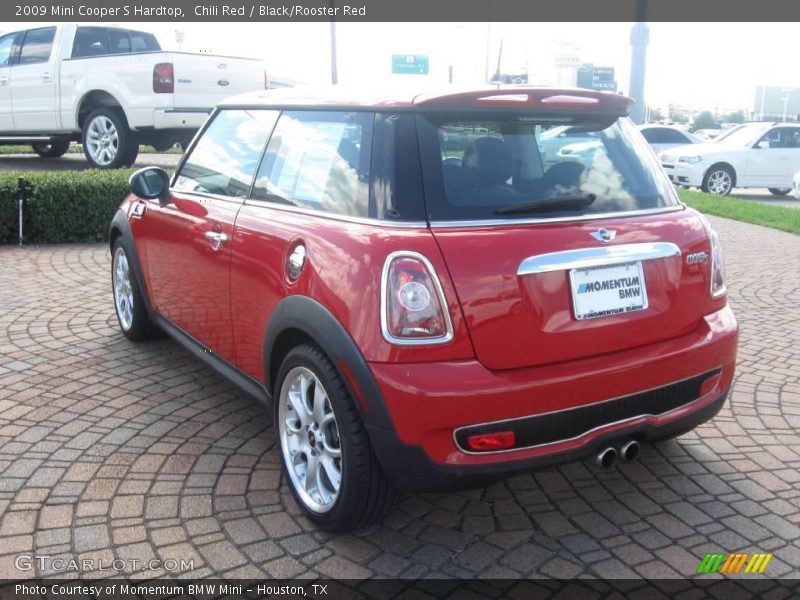 Chili Red / Black/Rooster Red 2009 Mini Cooper S Hardtop
