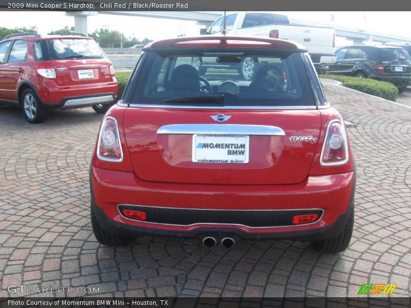 Chili Red / Black/Rooster Red 2009 Mini Cooper S Hardtop