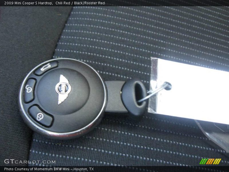 Chili Red / Black/Rooster Red 2009 Mini Cooper S Hardtop