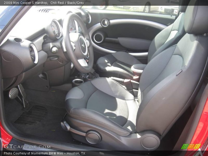 Chili Red / Black/Grey 2009 Mini Cooper S Hardtop