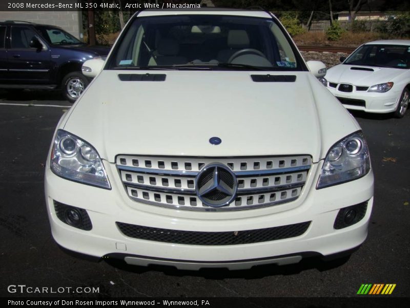 Arctic White / Macadamia 2008 Mercedes-Benz ML 350 4Matic