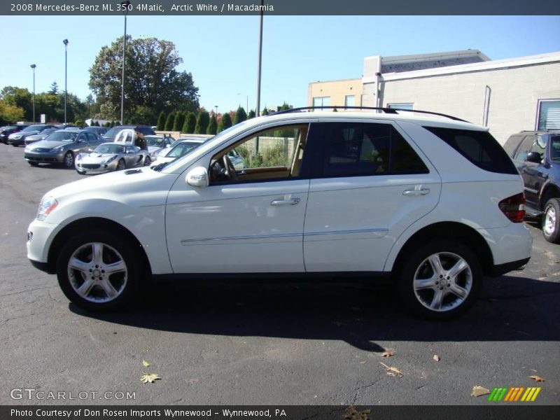 Arctic White / Macadamia 2008 Mercedes-Benz ML 350 4Matic