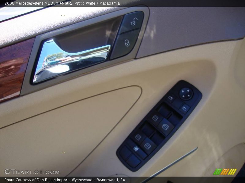 Arctic White / Macadamia 2008 Mercedes-Benz ML 350 4Matic