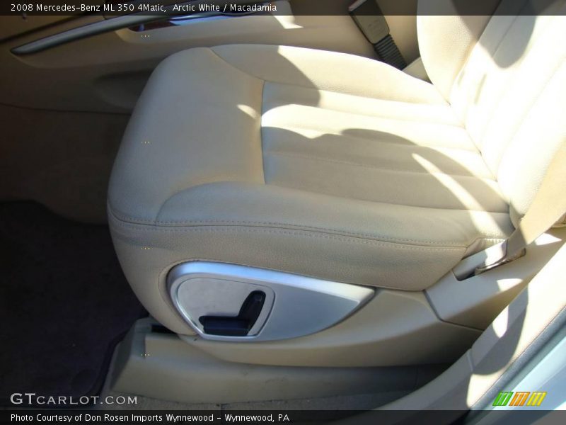 Arctic White / Macadamia 2008 Mercedes-Benz ML 350 4Matic