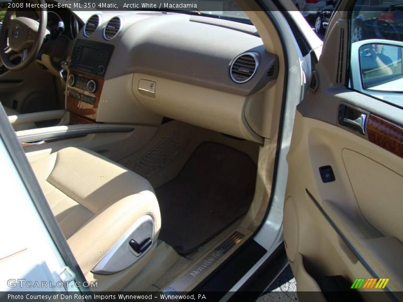 Arctic White / Macadamia 2008 Mercedes-Benz ML 350 4Matic