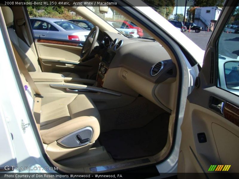 Arctic White / Macadamia 2008 Mercedes-Benz ML 350 4Matic