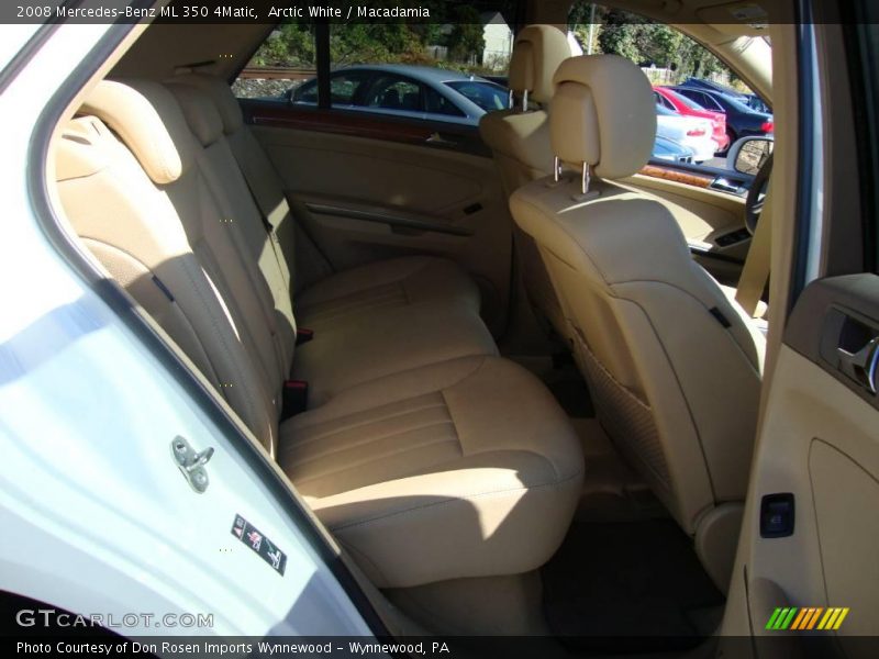 Arctic White / Macadamia 2008 Mercedes-Benz ML 350 4Matic