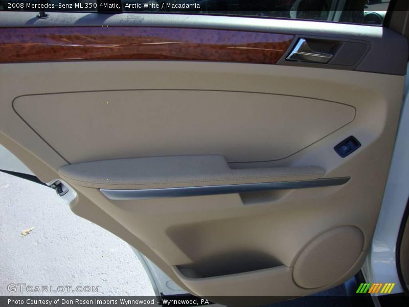 Arctic White / Macadamia 2008 Mercedes-Benz ML 350 4Matic