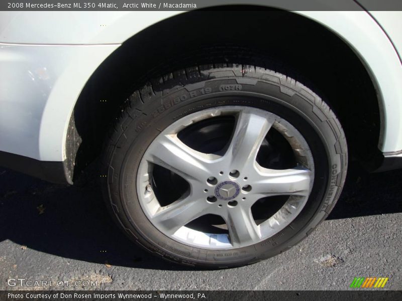 Arctic White / Macadamia 2008 Mercedes-Benz ML 350 4Matic