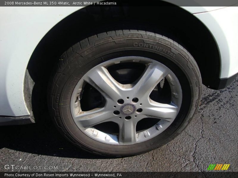 Arctic White / Macadamia 2008 Mercedes-Benz ML 350 4Matic