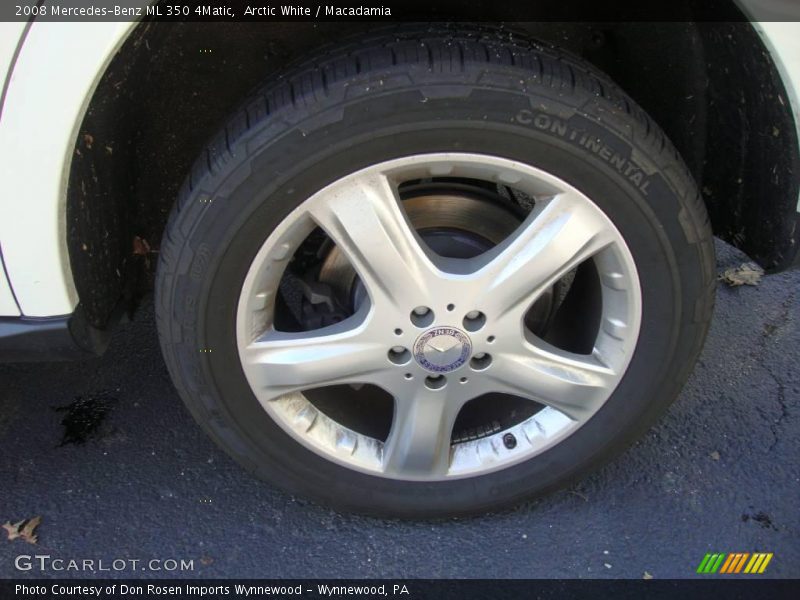 Arctic White / Macadamia 2008 Mercedes-Benz ML 350 4Matic
