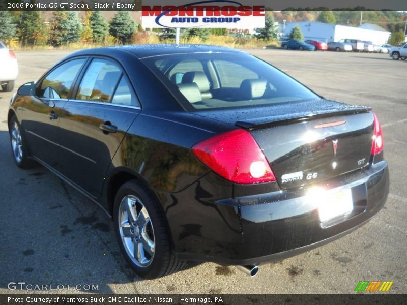 Black / Ebony 2006 Pontiac G6 GT Sedan