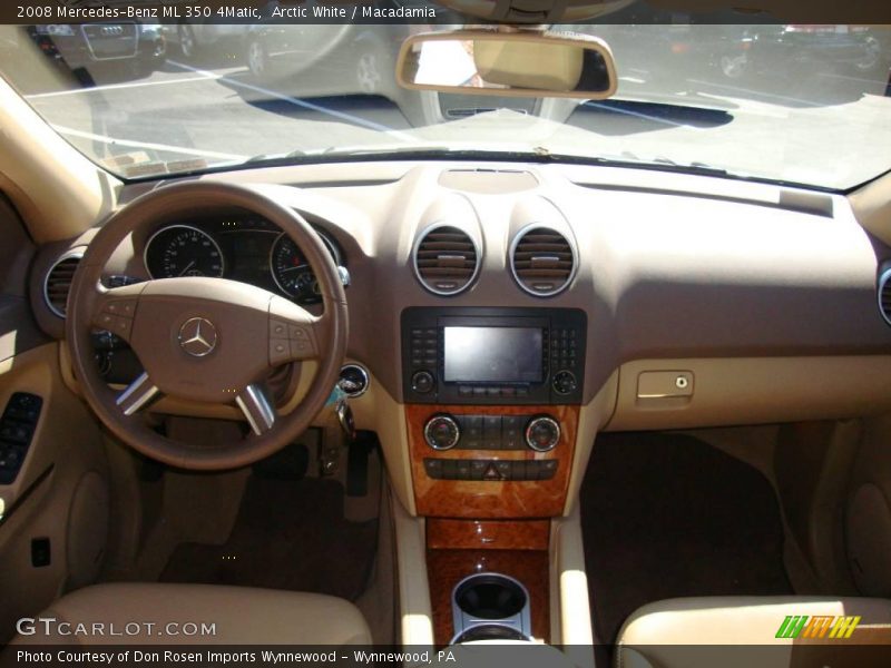 Arctic White / Macadamia 2008 Mercedes-Benz ML 350 4Matic