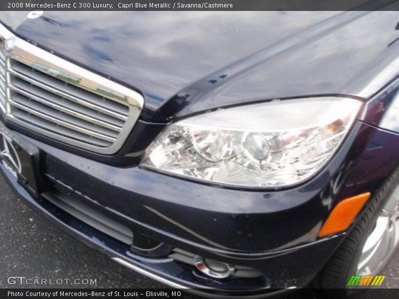 Capri Blue Metallic / Savanna/Cashmere 2008 Mercedes-Benz C 300 Luxury