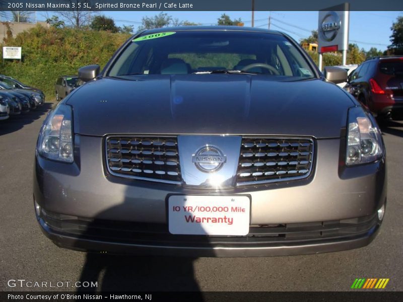 Spirited Bronze Pearl / Cafe Latte 2005 Nissan Maxima 3.5 SL
