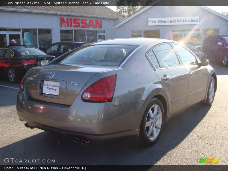 Spirited Bronze Pearl / Cafe Latte 2005 Nissan Maxima 3.5 SL