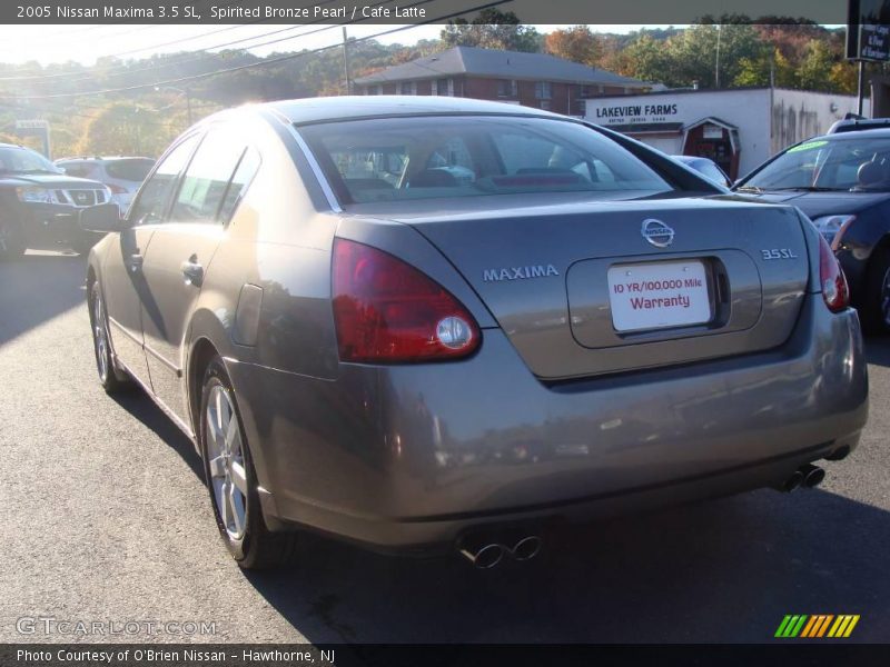 Spirited Bronze Pearl / Cafe Latte 2005 Nissan Maxima 3.5 SL