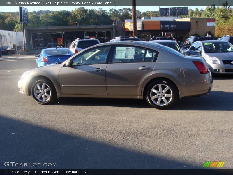 Spirited Bronze Pearl / Cafe Latte 2005 Nissan Maxima 3.5 SL