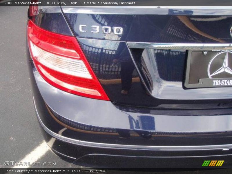 Capri Blue Metallic / Savanna/Cashmere 2008 Mercedes-Benz C 300 Luxury