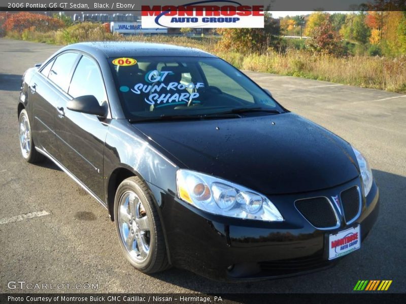 Black / Ebony 2006 Pontiac G6 GT Sedan